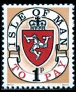 Man 1973 - set Coat of arms: 1 p