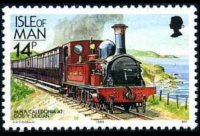 Man 1988 - set Railways and tramways: 14 p