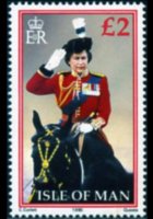 Man 1990 - serie Regina Elisabetta II - Alto valore: 2 £