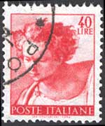 Italia 1961 - serie Michelangiolesca: 40 L