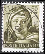 Italia 1961 - serie Michelangiolesca: 50 L