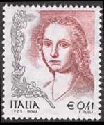 Italia 2002 - serie La donna nell'arte: € 0,41