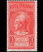 Italia 1947 - serie Minerva: 10L