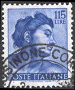Italia 1961 - serie Michelangiolesca: 115 L