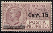 Italy 1913 - set Portrait of Victor Emmanuel III: 15 c su 20 c