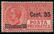 Italy 1913 - set Portrait of Victor Emmanuel III: 35 c su 40 c