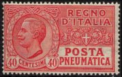 Italia 1913 - serie Effigie di Vittorio Emanuele III: 40 c