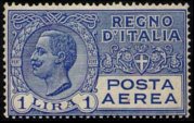 Italia 1926 - serie Effigie di Vittorio Emanuele III: 1 L