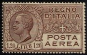 Italia 1926 - serie Effigie di Vittorio Emanuele III: 1,20 L
