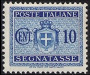 Italia 1945 - serie Tipi del 1934 senza fasci: 10 c