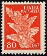 Italia 1930 - serie Pegaso: 80 c