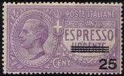 Italy 1903 - set Portrait of Victor Emmanuel III: 25 c su 40 c