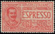 Italia 1903 - serie Effigie di Vittorio Emanuele III: 50 c