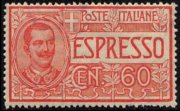 Italia 1903 - serie Effigie di Vittorio Emanuele III: 60 c