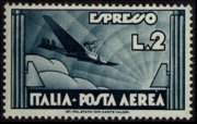 Italia 1933 - serie Espresso di Posta Aerea: 2 L