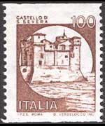 Italia 1980 - serie Castelli d'Italia: 100 L