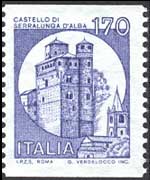 Italy 1980 - set Italian castles: 170 L