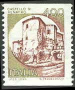 Italia 1980 - serie Castelli d'Italia: 400 L