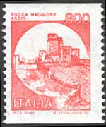 Italia 1980 - serie Castelli d'Italia: 800 L