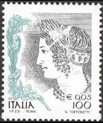 Italia 1999 - serie La donna nell'arte: 100 L