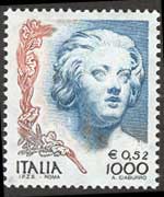 Italia 1999 - serie La donna nell'arte: 1000 L
