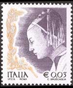Italia 2002 - serie La donna nell'arte: € 0,03