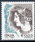 Italia 2002 - serie La donna nell'arte: € 0,05