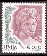Italia 2002 - serie La donna nell'arte: € 0,10
