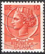 Italia 1953 - serie Siracusana: 10L