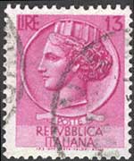 Italia 1953 - serie Siracusana: 13L