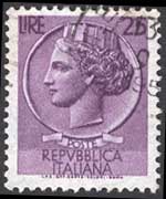 Italia 1953 - serie Siracusana: 25L