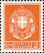 Italia 1929 - serie Imperiale: 2 c