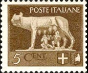 Italia 1929 - serie Imperiale: 5 c