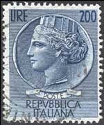 Italia 1953 - serie Siracusana: 200 L