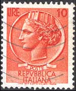 Italia 1955 - serie Siracusana: 10L