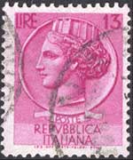 Italia 1955 - serie Siracusana: 13L