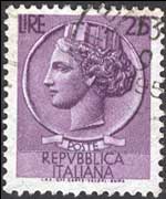 Italia 1955 - serie Siracusana: 25L