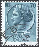 Italia 1955 - serie Siracusana: 70L