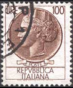 Italia 1955 - serie Siracusana: 100L