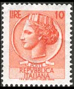 Italia 1968 - serie Siracusana: 10L