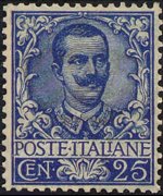 Italia 1901 - serie Floreale: 25 c