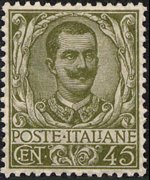Italia 1901 - serie Floreale: 45 c