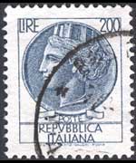 Italia 1968 - serie Siracusana: 200 L