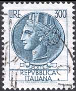 Italia 1968 - serie Siracusana: 300 L