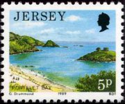 Jersey 1989 - serie Vedute: 5 p