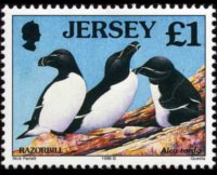 Jersey 1997 - set Seabirds & waders: 1 £