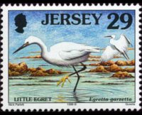 Jersey 1997 - set Seabirds & waders: 29 p