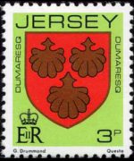 Jersey 1981 - set Coat of arms: 3 p