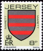 Jersey 1981 - set Coat of arms: 8 p