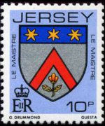 Jersey 1981 - set Coat of arms: 10 p
